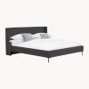 Cama Tapizada En Terciopelo Dusk