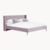 Cama Tapizada En Terciopelo Dusk