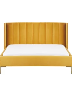 Cama Tapizada En Terciopelo Dusk