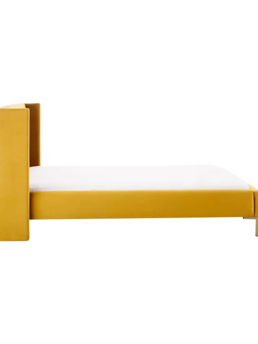 Cama Tapizada En Terciopelo Dusk