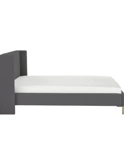 Cama Tapizada En Terciopelo Dusk