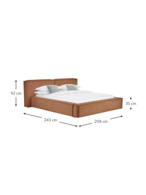 Cama Tapizada Lennon