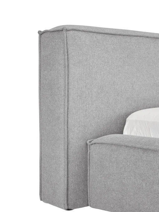 Cama Tapizada Lennon, Con Espacio De Almacenamiento