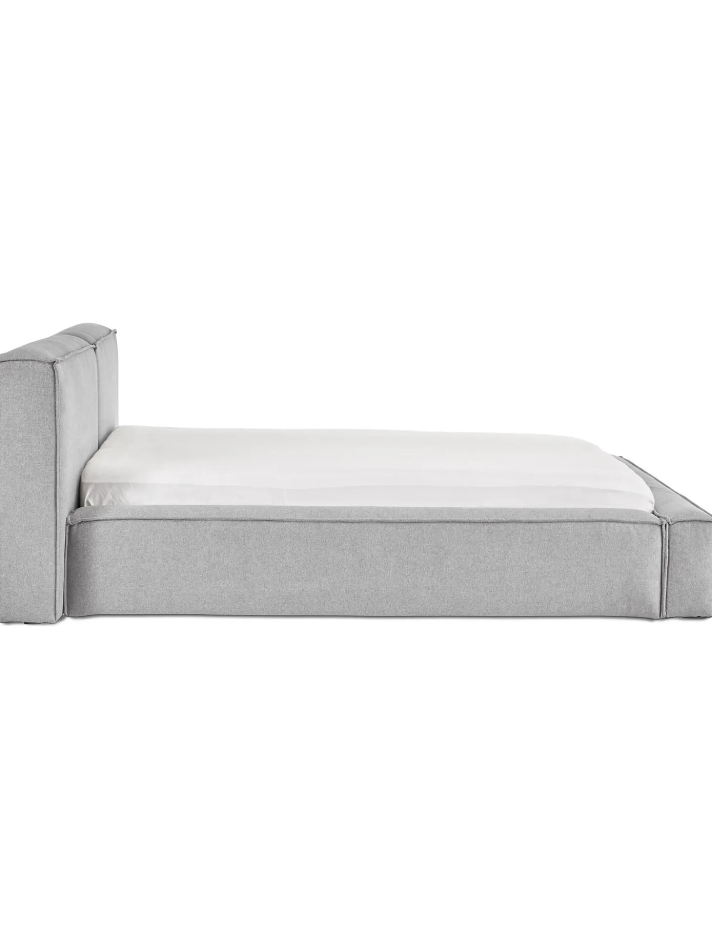 Cama Tapizada Lennon, Con Espacio De Almacenamiento