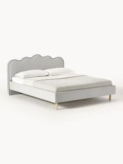Cama Tapizada Romy, Con Cabecero