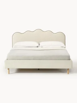 Cama Tapizada Romy, Con Cabecero