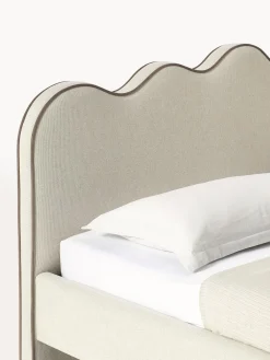 Cama Tapizada Romy, Con Cabecero