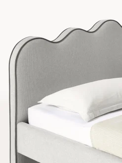 Cama Tapizada Romy, Con Cabecero