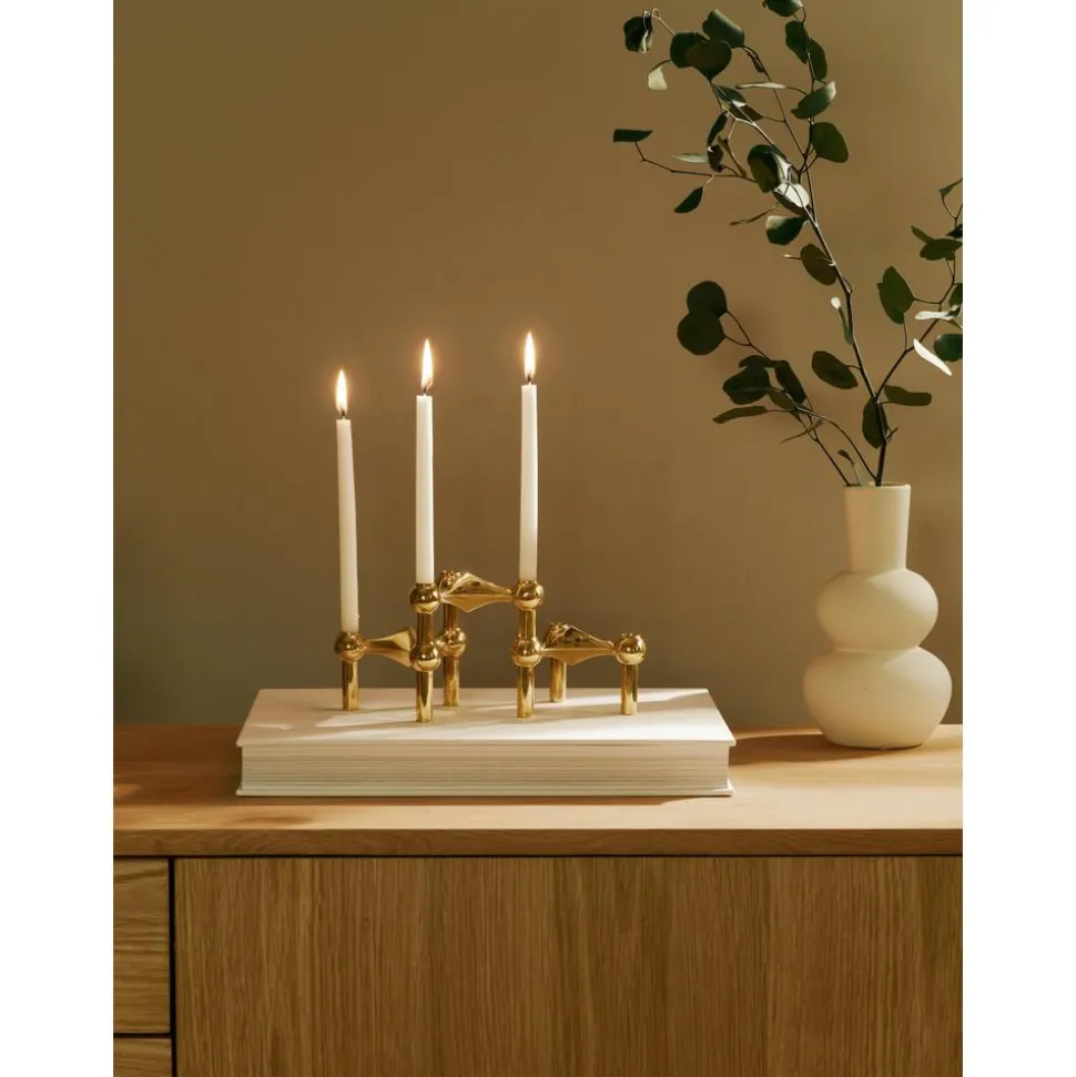Candelabros Stoff Nagel, 3 Uds.