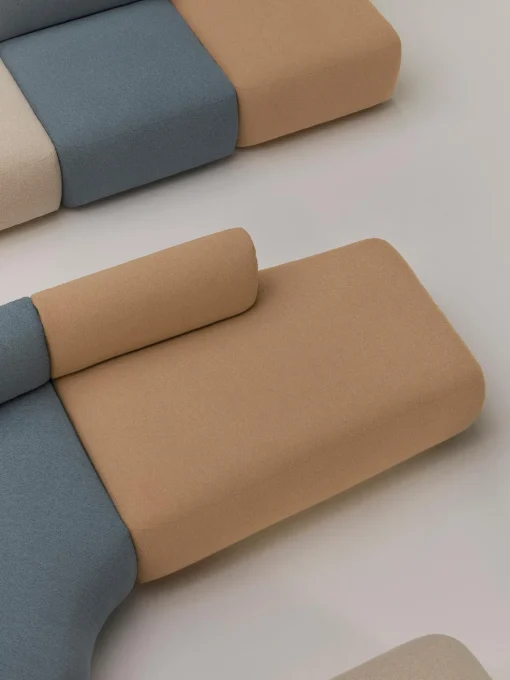 Divan Modular En Tejido Boucle Sofia