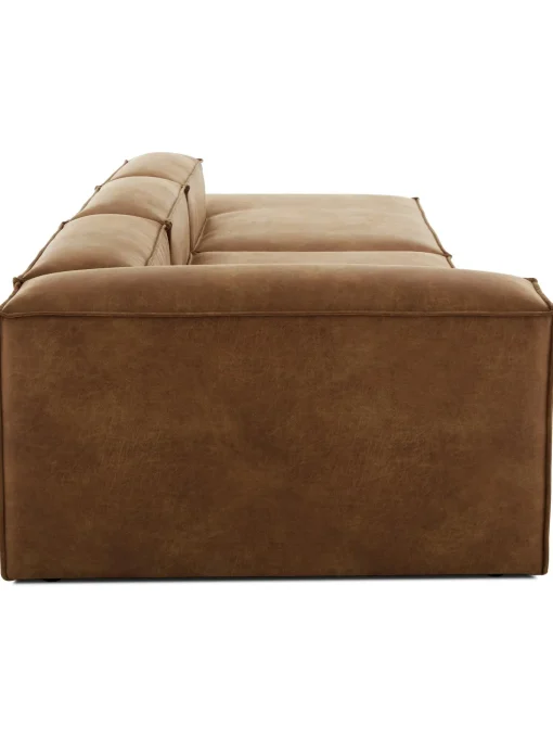 Divan Modular Grande De Cuero Reciclado Lennon