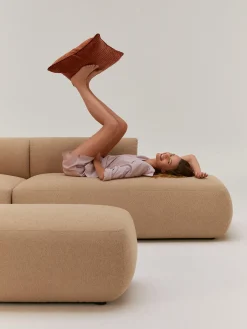 Divan Modular Grande En Tejido Boucle Sofia
