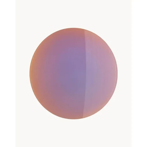 Espejo De Pared De Diseno Iridiscente Ruby