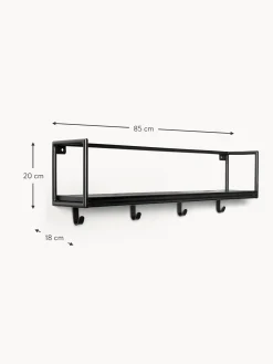 Estante De Pared De Madera De Mango Maciza June