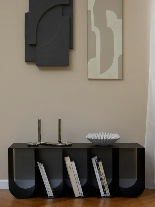 Estante De Pared De Metal Curved