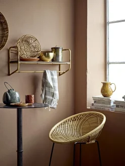 Estante De Pared En Look Bambu Rod