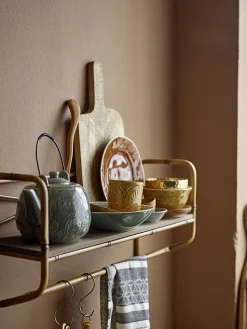 Estante De Pared En Look Bambu Rod