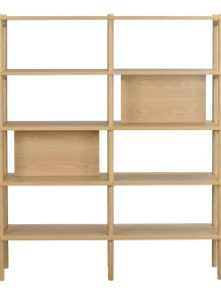 Estanteria De Madera De Roble Holton