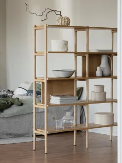 Estanteria De Madera De Roble Holton