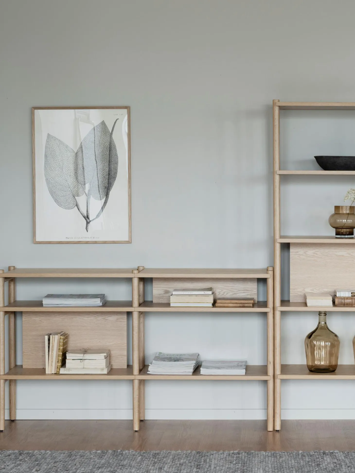 Estanteria De Madera De Roble Holton