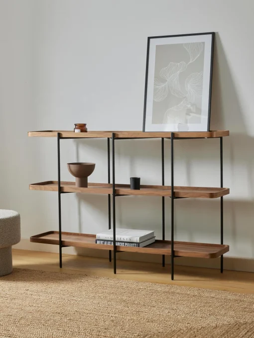 Estanteria De Madera Y Metal Renee