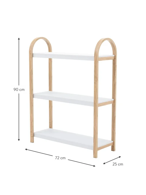 Estanteria De Madera Y Metal Bellwood