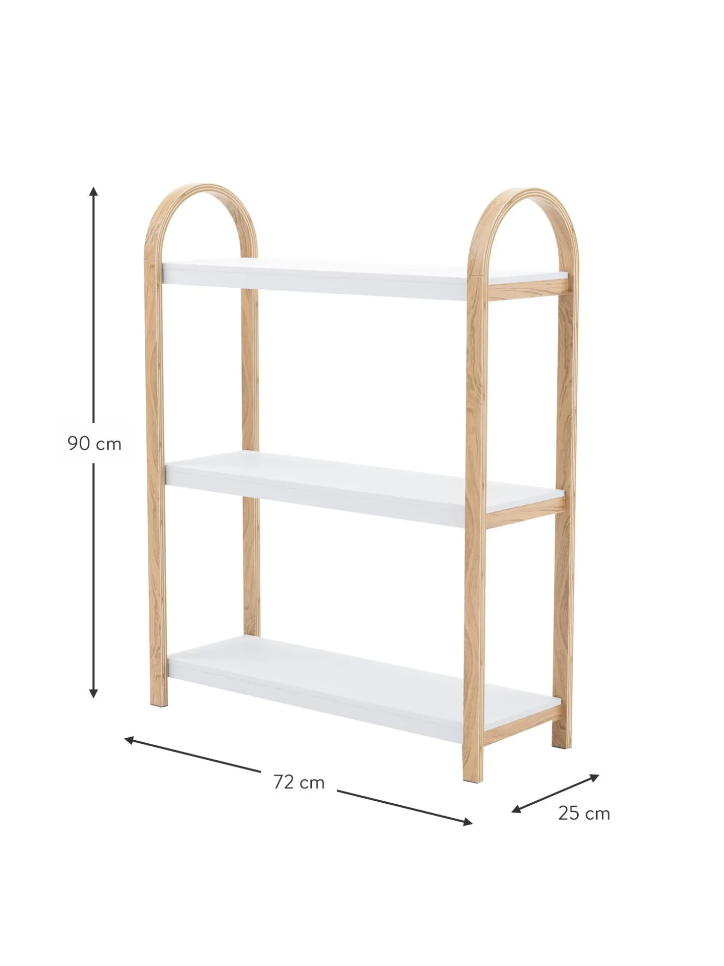 Estanteria De Madera Y Metal Bellwood