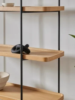 Estanteria Grande De Madera Y Metal Renee