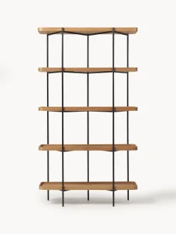 Estanteria Grande De Madera Y Metal Renee