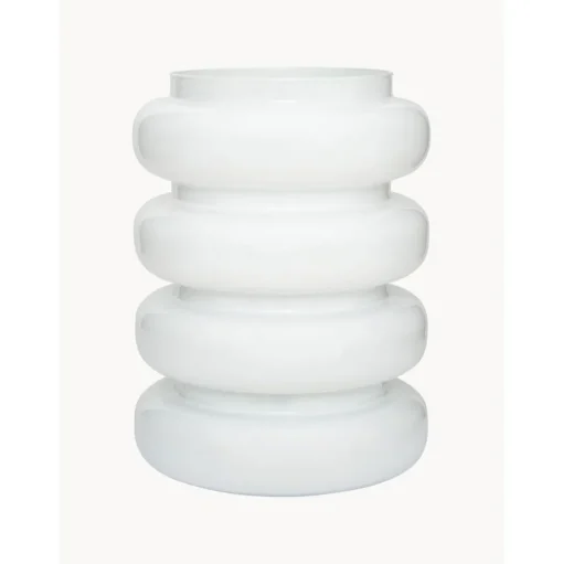 Jarron De Vidrio Reciclado De Diseno Bulb