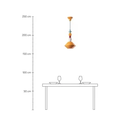 Lampara De Techo Artesanal De Diseno Lariat