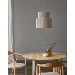 Lampara De Techo De Lino Lace