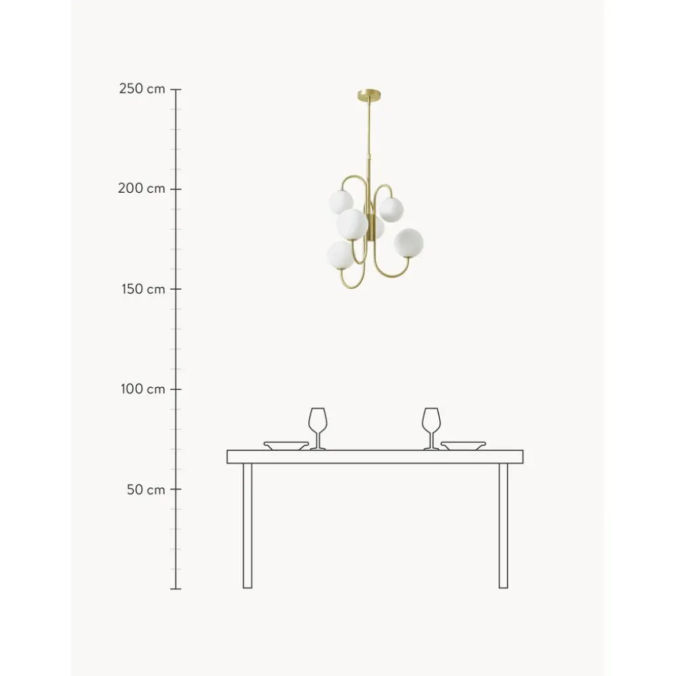 Lampara De Techo De Vidrio Avalee