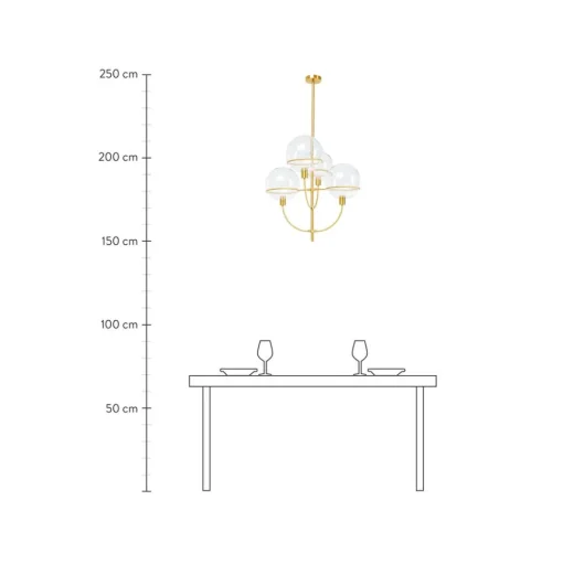Lampara De Techo Grande Lantern