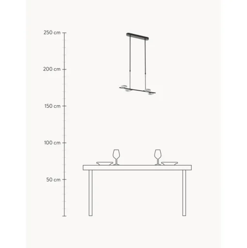 Lampara De Techo Grande Led Odeon