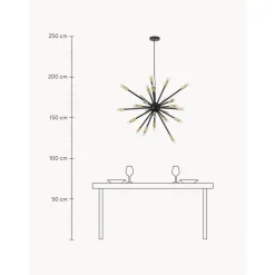 Lampara De Techo Grande Spike