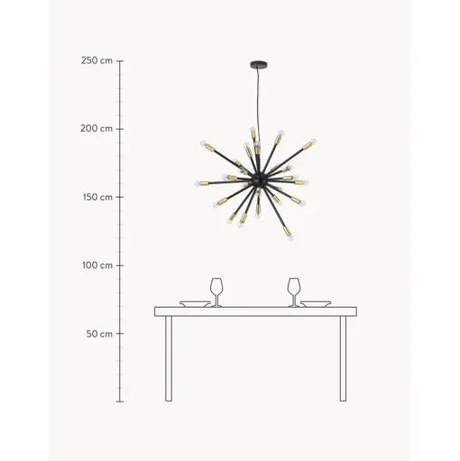 Lampara De Techo Grande Spike