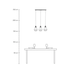 Lampara De Techo Wire