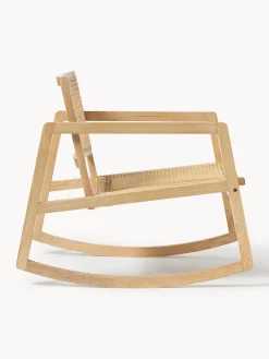 Mecedora De Madera De Fresno Con Tejido Vienes Craig