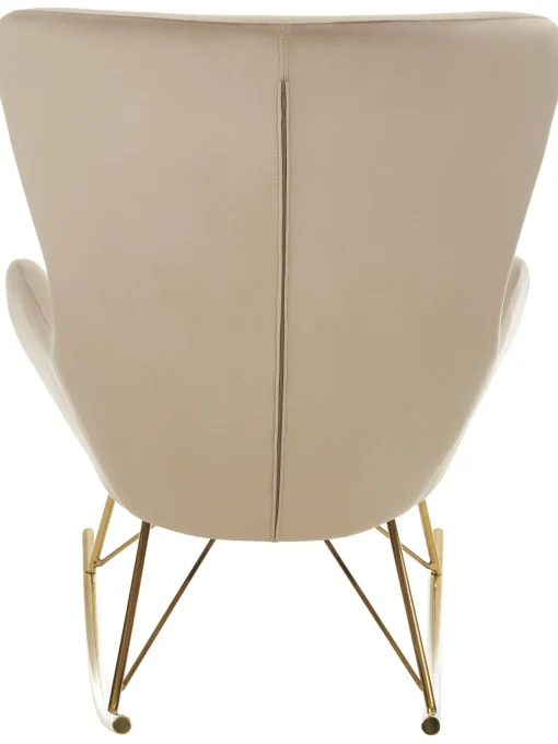 Mecedora De Terciopelo Wing