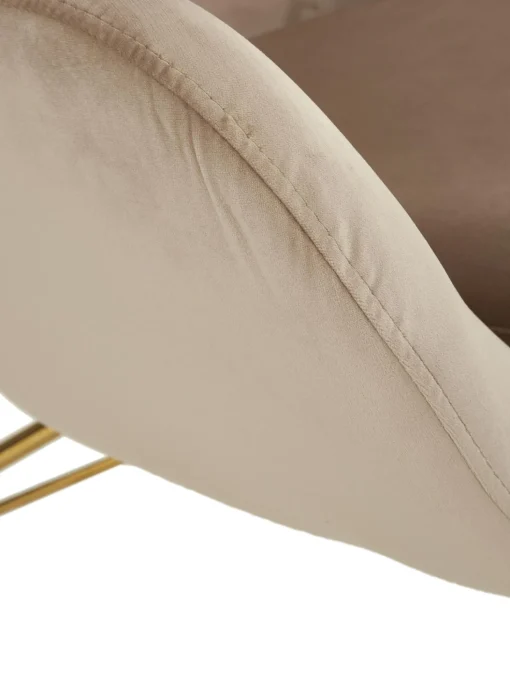 Mecedora De Terciopelo Wing