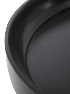 Mesa Auxiliar Bowl Table, Tablero De Madera De Mango