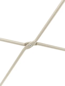 Mesa Auxiliar Con Bandeja Redonda De Metal Sangro