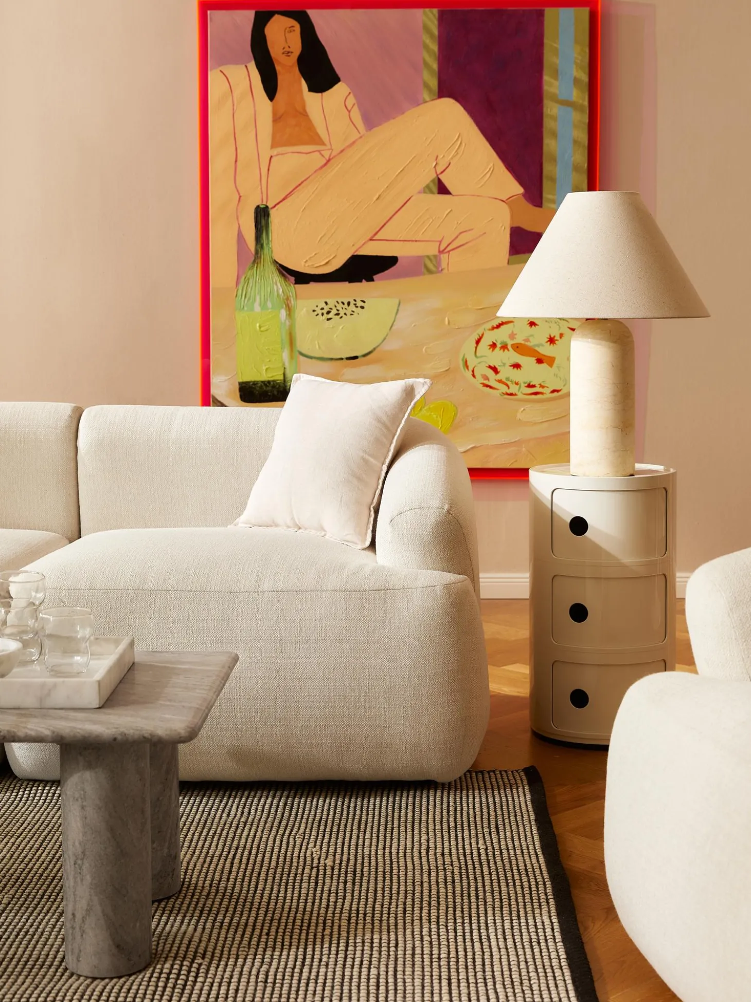 Mesa Auxiliar De Diseno Componibili, 3 Modulos