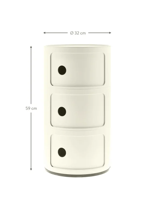 Mesa Auxiliar De Diseno Componibili, 3 Modulos