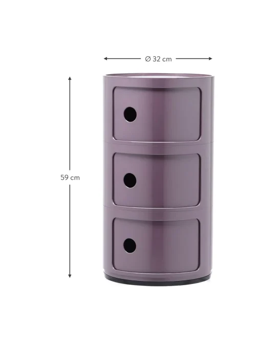 Mesa Auxiliar De Diseno Componibili, 3 Modulos