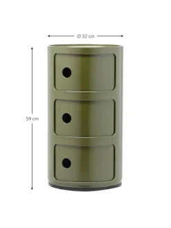 Mesa Auxiliar De Diseno Componibili, 3 Modulos