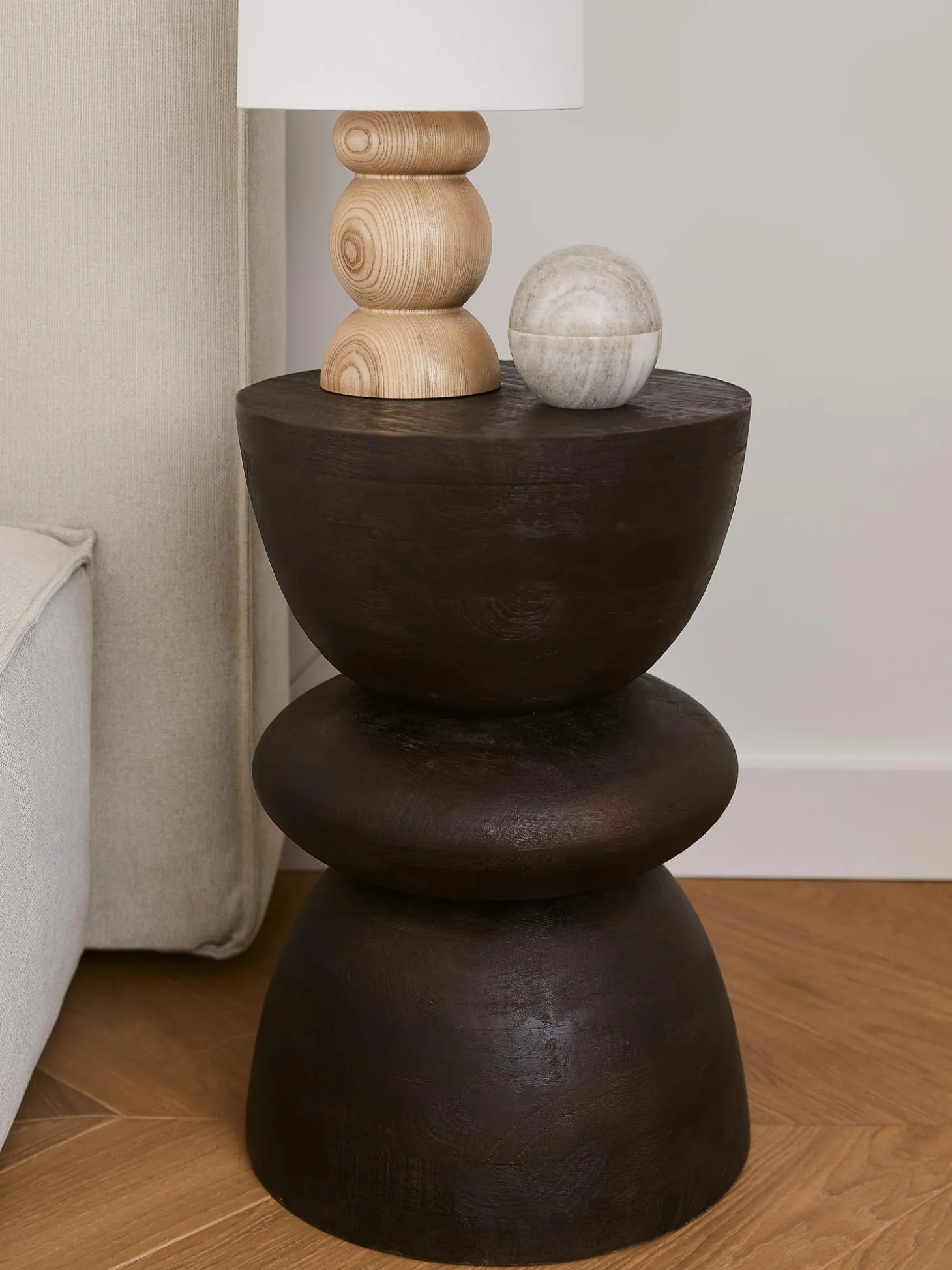 Mesa Auxiliar De Madera Benno
