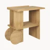 Mesa Auxiliar De Madera De Roble Axis