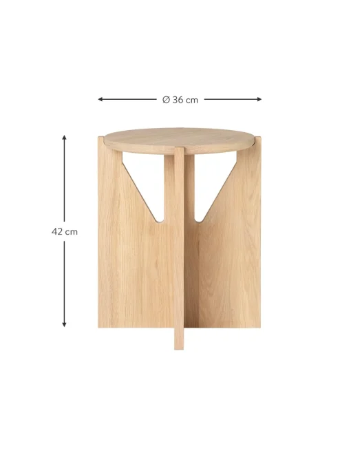 Mesa Auxiliar De Madera De Roble Future